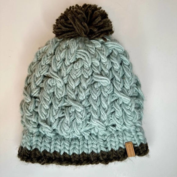 Merrell | Chunky Knit Pom Pom Toboggan Hat | NWT - Picture 1 of 8
